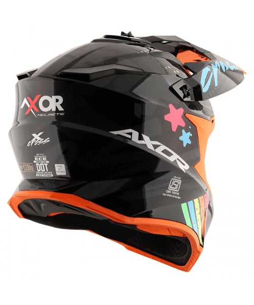 Axor X-CROSS X2 Off Road Helmet – Black Grey ₹5,980