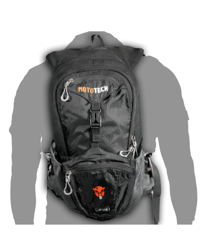 Mototech Stealth Hydration Backpack – 8L – Black ₹2,950