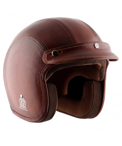 Axor Retro Jet Leather Congo Helmet – Coniac Dark ₹5,903