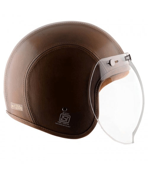 Axor Retro Jet Leather Forest Helmet – Green ₹5,903