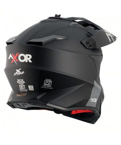 Axor X-Cross Helmet – Dull Black Red ₹5,984