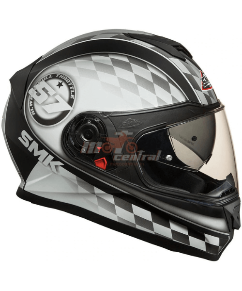 SMK Twister Blade MA266 Black Grey Helmet ₹5,150