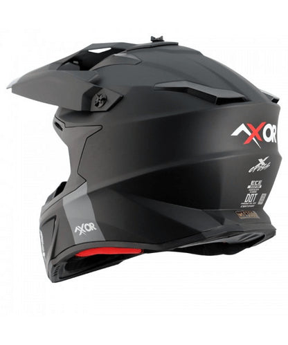 Axor X-Cross Helmet – Dull Black Red ₹5,984