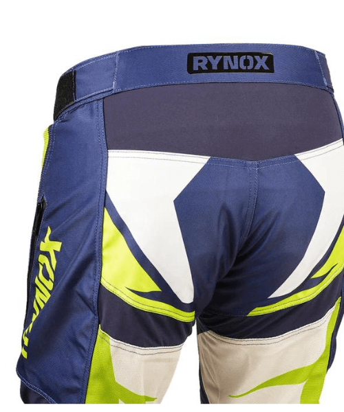 Rynox Dune Neo Offroad Pants – Blue Hi-Viz Green ₹6,850