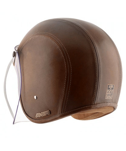 Axor Retro Jet Leather Forest Helmet – Green ₹5,903