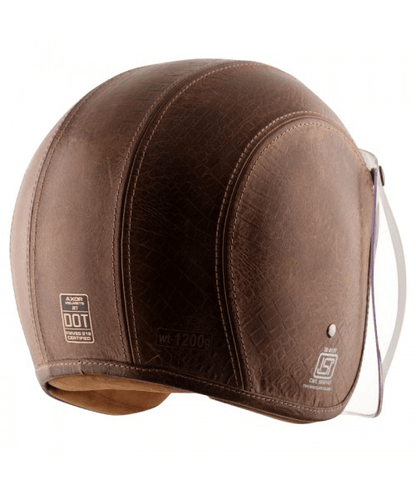 Axor Retro Jet Leather Poison Helmet – Coco Brown ₹5,903