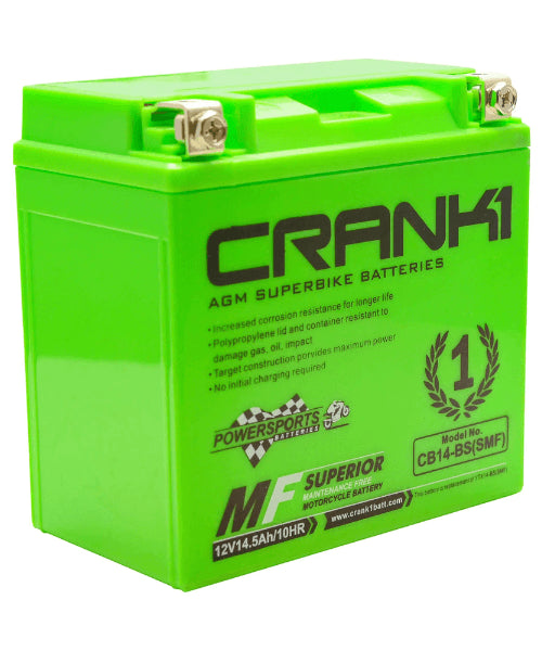 Crank1 Battery – CB14-BS(SMF) ₹7,400