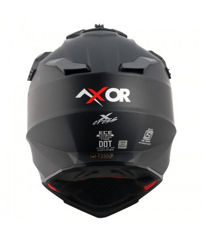 Axor X-Cross Helmet – Dull Black Red ₹5,984