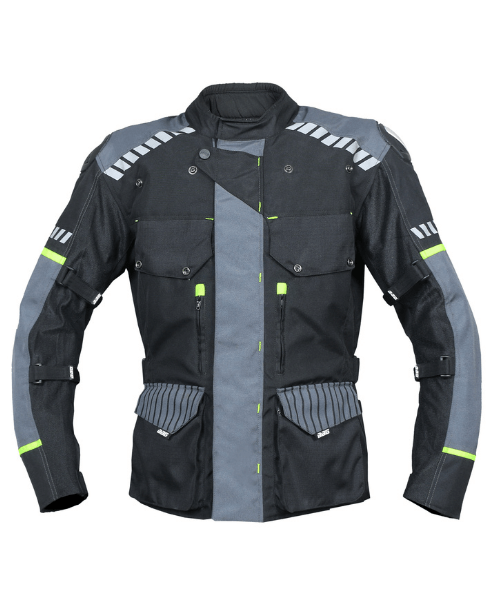 BBG Adventure Riding Jacket – With Chest Guard – Grey ₹9,999