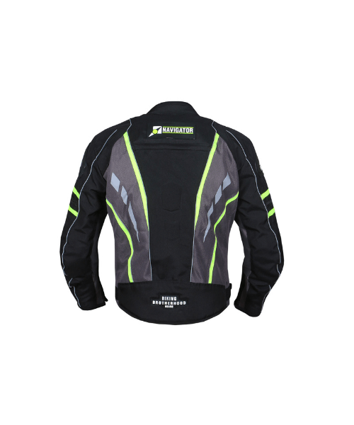 BBG Navigator Riding Jacket – Neon ₹8,500