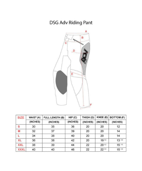 DSG ADV Riding Pant – Black ₹7,999