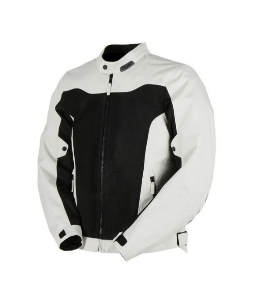 Furygan Genesis Mistral Evo 3 Riding Jacket – Pearl White Black ₹11,499