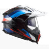 LS2 MX701 C Explorer Frontier Carbon Helmet – Gloss Black Blue ₹33,999