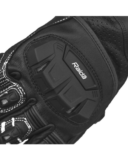 Raida AeroPrix Motorcycle Gloves – White ₹4,999