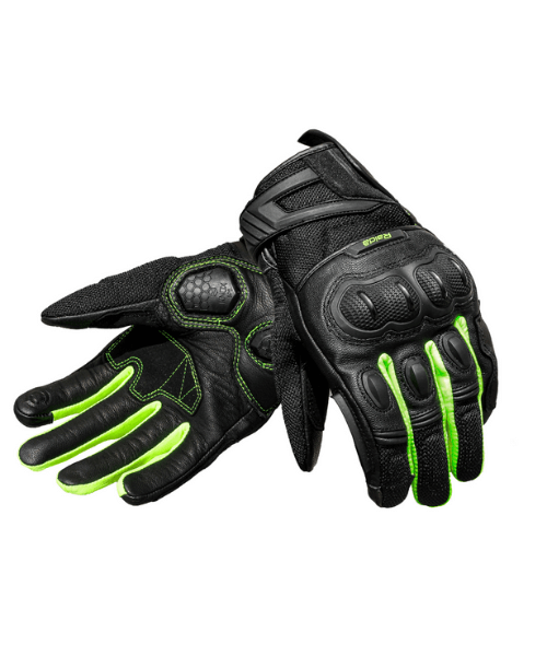 Raida AirWave Motorcycle Riding Gloves – Black Hi-Viz ₹3,350