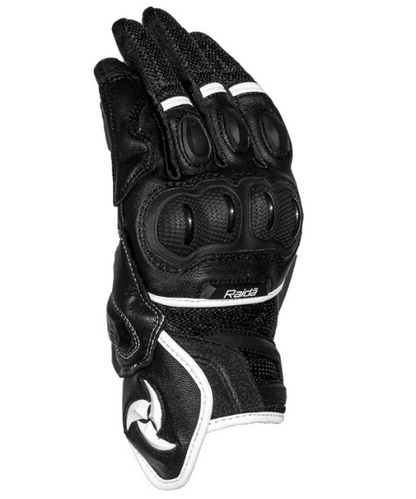 Raida AirWave Motorcycle Riding Gloves – Black White ₹3,350