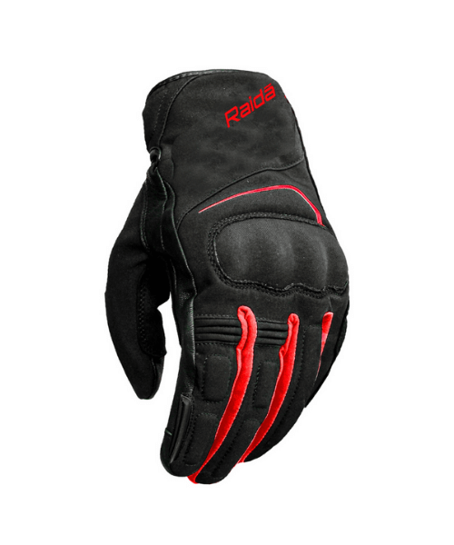 Raida AqDry Waterproof Riding Gloves Red ₹2,949