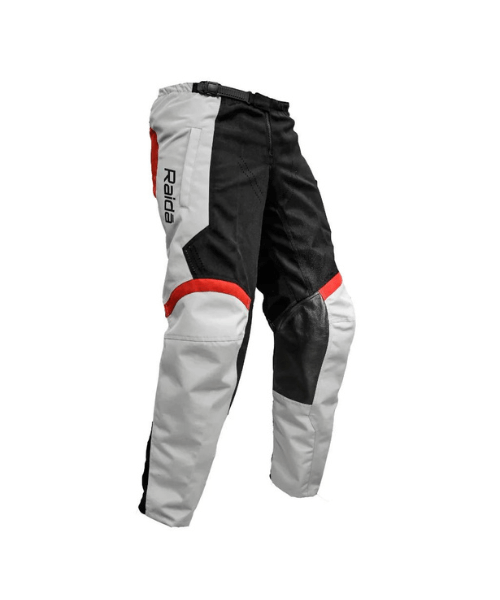 Raida Trailcraft Off Road Pants – Grey Red ₹3,999