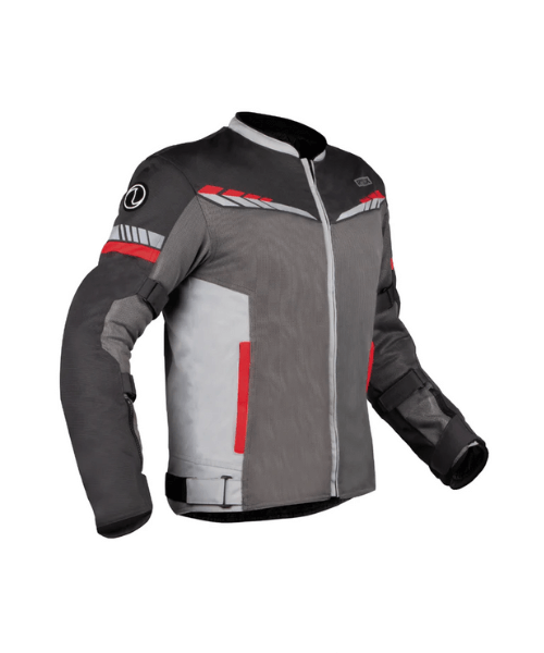 Rynox Air GT 4 Motorcycle Riding Jacket – Grey Red ₹6,950