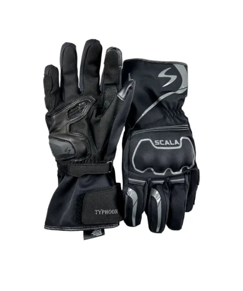 Scala Typhoon Riding Gloves – Black ₹3,950