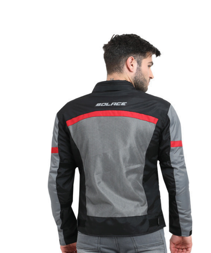 Solace Air-X Motorcycle Riding Jacket L2 – Grey ₹5,999