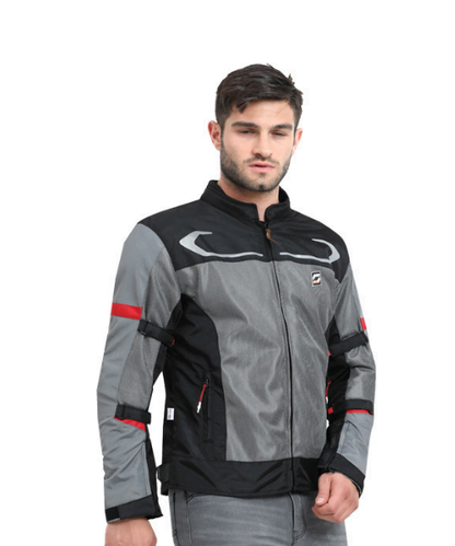 Solace Air-X Motorcycle Riding Jacket L2 – Grey ₹5,999