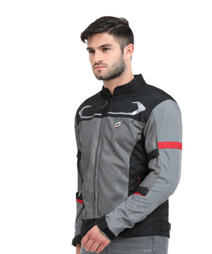 Solace Air-X Motorcycle Riding Jacket L2 – Grey ₹5,999