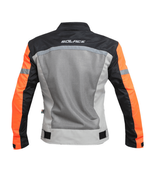 Solace Air-X Motorcycle Riding Jacket L2 – Orange ₹5,999