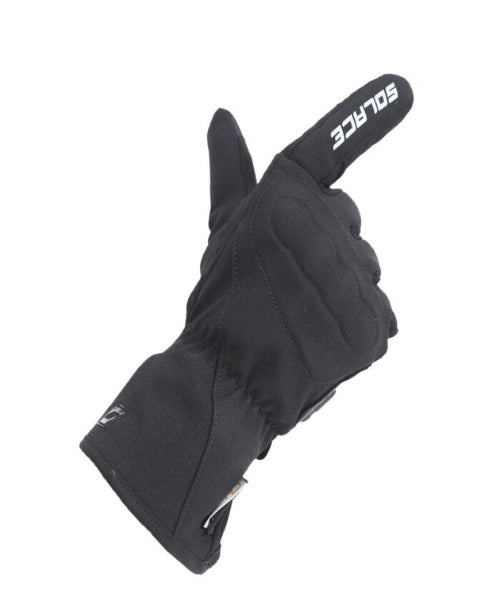 Solace Versadry V3 Waterproof Riding Gloves – Black ₹3,599