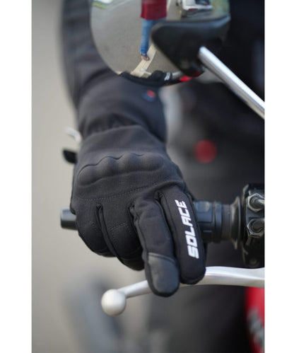 Solace Versadry V3 Waterproof Riding Gloves – Black ₹3,599