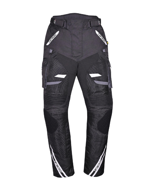 Tarmac Adventure Motorcycle Riding Pants – Black ₹6,999