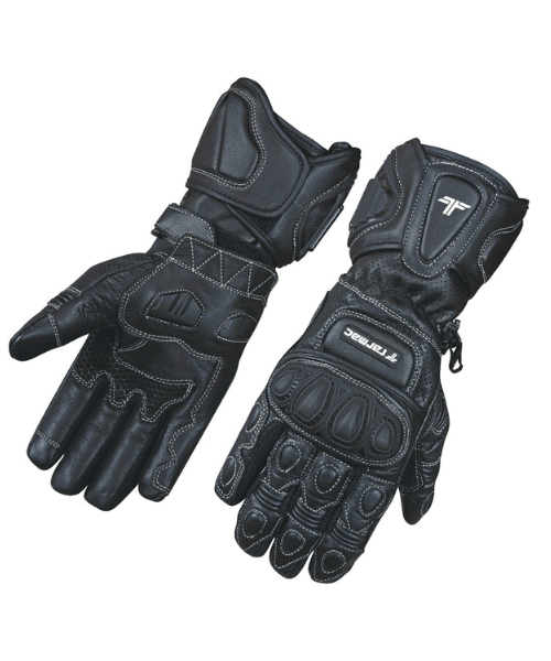 Tarmac Rapid Full Gauntlet Riding Gloves – Black ₹2,999