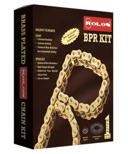 Rolon KTM Duke 390 Brass X-Ring Chain Sprocket Kit – KIT HXRC 268 ₹3,525