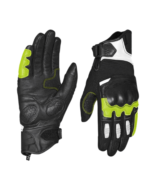 Viaterra Holeshot Summer Mesh Hybrid Gloves – Green ₹3,499